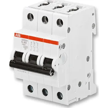 Jistič ABB S203-B16 Jistič 3-pólový, In-16 A, char.B, Icn 6 kA