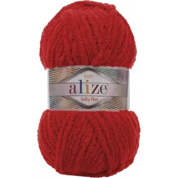 Příze Příze Alize Softy Plus 056 – Červená