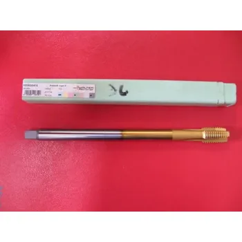 Závitořezný nástroj Strojní krátký závitník s neprůběžnými drážkami M16 HSSE TiN ISO2 Walter Xpert CSN 223043