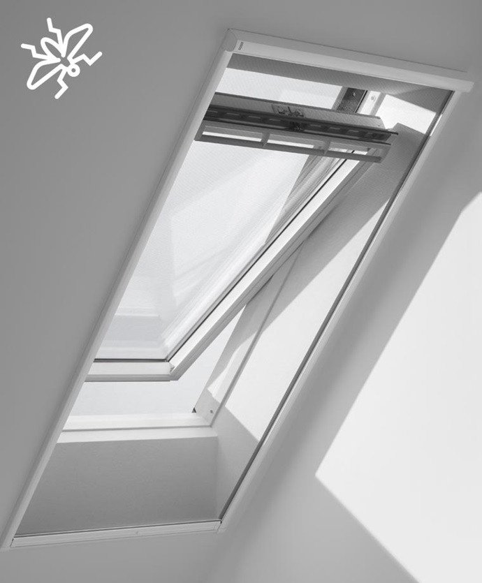Síť proti hmyzu VELUX ZIL CK02 bílé lišty