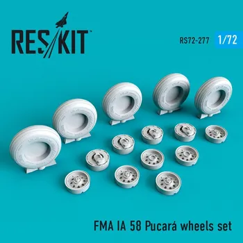 Plastikový model 1/72 FMA IA 58 Pucará wheels set