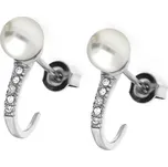 MPM Ocelové náušnice z chirurgické oceli Earrings 8009, Silver