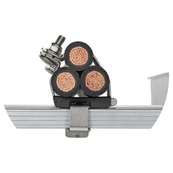 kabelová chránička CCSSTR4652-X Držák kabelů NN a VN s odolnosti na zkrat, nerez.ocel, kabely pr.46-52mm, bal.10ks