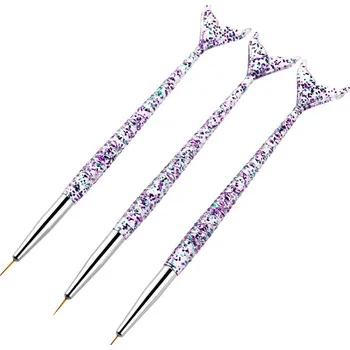 Kosmetický štětec CuteNails Štěteček Mermaid - pro zdobení Délka štětin: 11 mm, Druh: Zdobicí