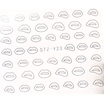 CuteNails Vodolepky - Silver Lips