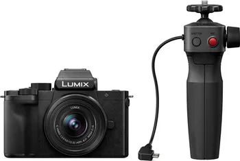 kompakt s výměnným objektivem Panasonic Lumix G100 + 12-32 mm O.I.S. + DMW-SHGR1