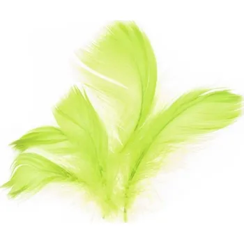 Peří 10 g světle zelené