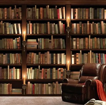 Fototapeta Solution Media 3D tapeta - Knihovna MU202 4 - Slámová textura - Vliesová tapeta - 300g/m2