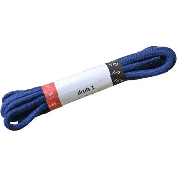 Tkaničky do bot Kulaté bavlněné tkaničky do bot 1 modrá Délka: 100 cm