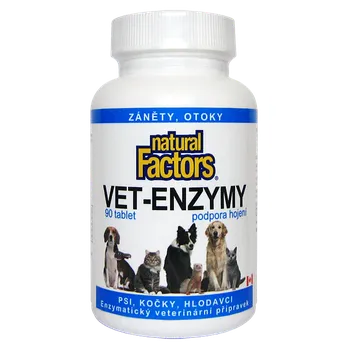 Natural Factors Vet-Enzymy 90 tbl.