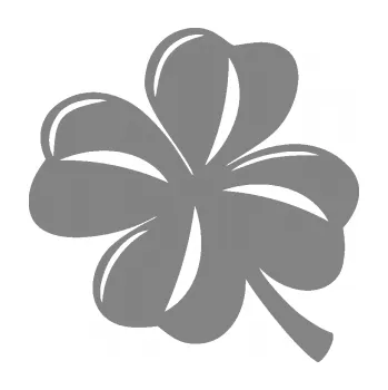 Samolepící dekorace SAMOLEPKA Čtyřlístek 003 levá (17 - šedá) NA AUTO, NÁLEPKA, FÓLIE, POLEP, TUNING, VLASTNÍ TEXT, TISK, AUTOSAMOLEPKY.cz, POLEPY, OBRÁZEK, LOGO, SAMOLEPKY