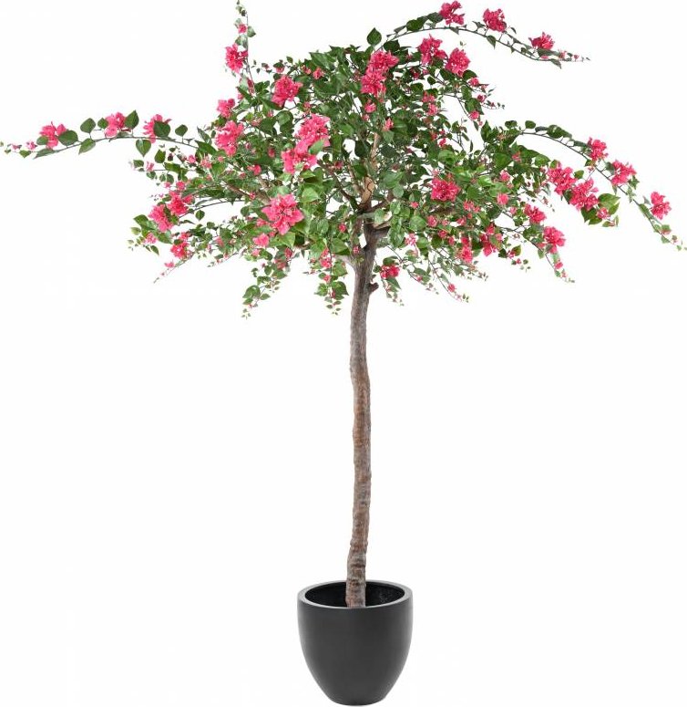 Luxusní umělý kvetoucí strom Bougainvillea barva fuchsie, 280cm