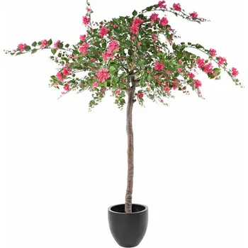 umělá květina Luxusní umělý kvetoucí strom Bougainvillea barva fuchsie, 280cm