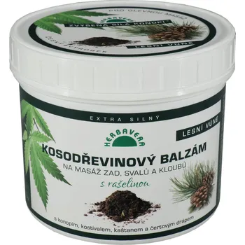 Masážní přípravek Herbavera Hadí mazání s konopím a kaštanem 500 ml