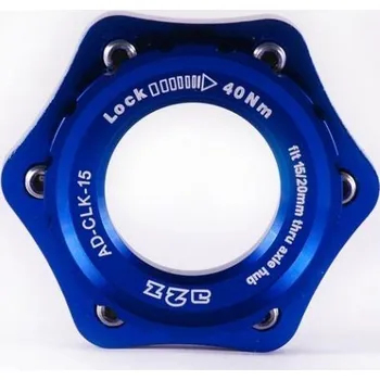 Brzda na kolo A2Z adapter AD-CLK 15 mm (modrá)