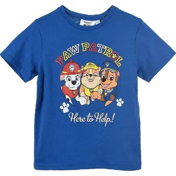 Modré chlapecké tričko Paw Patrol Velikost: 102