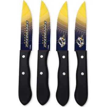 Kuchyňský nůž TSV Sada Nožů Nashville Predators NHL 4 Piece Steak Knife Set