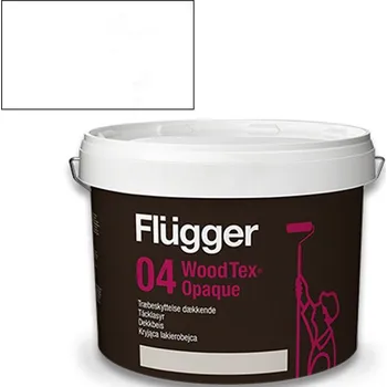 Lak na dřevo Flügger Wood Tex Aqua 04 Opaque (dříve 98 Aqua) - lazurovací lak - 2,8L odstín (báze 1 P14) bílá + dárek k objednávce nad 1000Kč