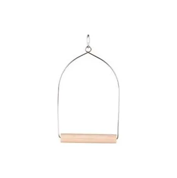 Hračka pro ptáka Houpačka klenutá 15 x 27 cm, dřevo/drát 1 ks