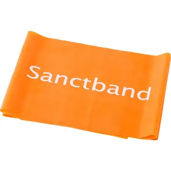 Sanctband Cvičební guma 2 m, pomeranč, středně silná