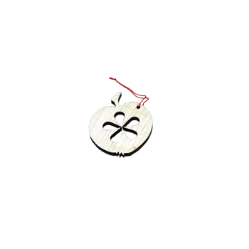 Vánoční dekorace Lesní svět Dřevěná ozdoba na stromeček Jablko (Dřevěná ozdoba na vánoční stromeček od českého výrobce Lesní svět - motiv Jablko. Ozdoby jsou vyráběny z masivu o tloušťce 7 mm. Nejedná se překližku. Dřevěné vánoční ozdoby umí vykouzlit nezaměnitelnou)