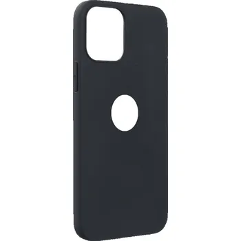 Obal, kryt pro mobil Apple Iphone 12 MINI černý silikon (Silikonové pouzdro pro Apple 12 Iphone MINI černá)