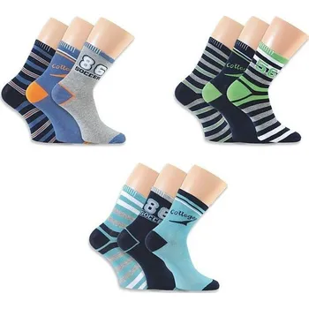 SOCCER dětské sportovní barevné ponožky TRENDY SOCKS