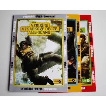 DVD film Vzdušné výsadkové divize Američanů ve 2. světové válce 1-3 - kolekce - (3DVD) (papírový obal)