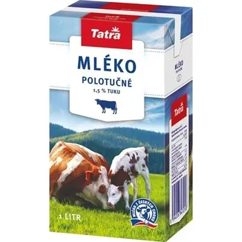 Mléko Trvanlivé mléko 1 l, polotučné, 1.5% tuku