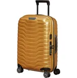 SAMSONITE Kufr Proxis Spinner Expander USB 55/20 Cabin Honey Gold (126035/6856)