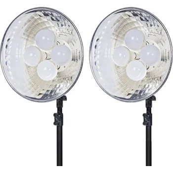 Studiové světlo Doerr set 2x DL-400 LED 4x25W, stojany