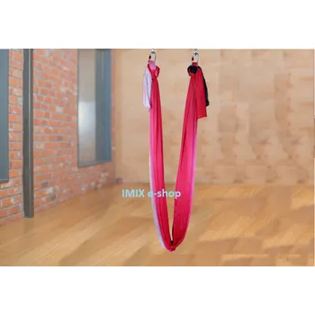 podložka na cvičení Síť na Fly jógu Šedo-růžová - 6 metrů