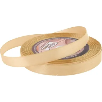 Stuha Stuha saténová 12mm/32m gold (zlatá)