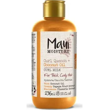 Vlasová regenerace MAUI Moisture Curl Quench + Coconut Oil hydratační mléko pro vlnité a kudrnaté vlasy 236 ml