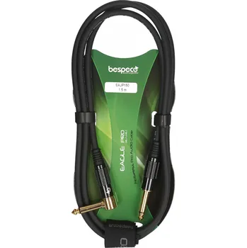 Bespeco Eagle Pro Instrument Cable Angled 1,5 m + prodloužená záruka 3 roky