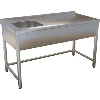 Nerezový dřez Dřez nerez KSVO s lisovanou vanou - hloubka 800mm Délka x hloubka: 900x800mm