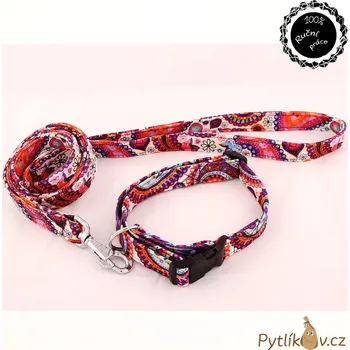 Obojek pro psa Obojek bezpečnostní a vodítko pro psy mandaly 40cm-70cm/2,8mm Smarti fashion (Obojek bezpečnostní a vodítko pro psy mandaly 40cm-70cm/2,8mm Smarti fashion)