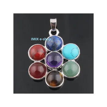 Přívěsek Čakrový přívěšek Květina s velkými kameny