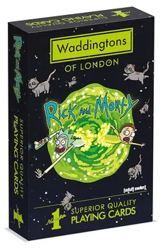 žolíková karta Waddingtons of London Rick & Morty hrací karty