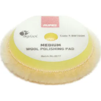 Autolak Rupes Wool Polishing Foam Pad Medium 80/90mm leštící kotouč