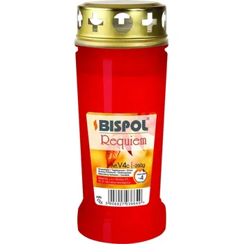 Svíčka Svíčka hřbitovní V4 - 260 g, če, 96 h, doprodej