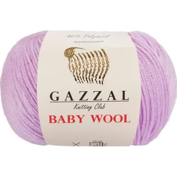 Příze Příze Baby Wool 823 světle fialová Gazzal