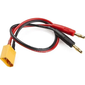 Nabíjecí kabel 20cm/ 12AWG - 4mm bullet/ XT90 samec