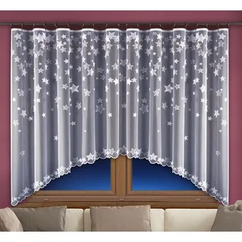 Hotová záclona Hvězdičky-300x135