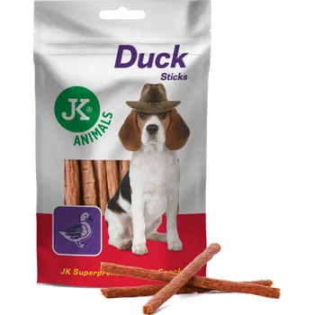 Pamlsek pro psa JK ANIMALS Meat Snack Duck Sticks 80 g