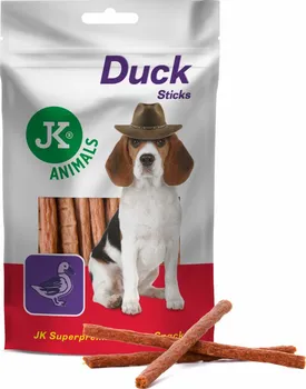 Pamlsek pro psa JK Animals Meat Snack Duck Sticks 80 g
