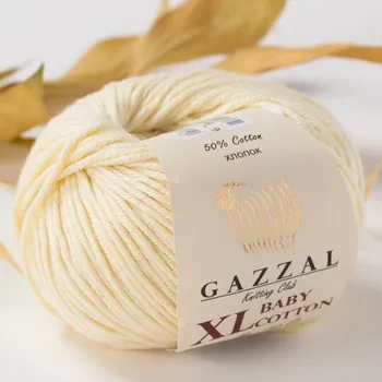 Příze Příze Baby Cotton XL Gazzal 3437 krémová Výrobce