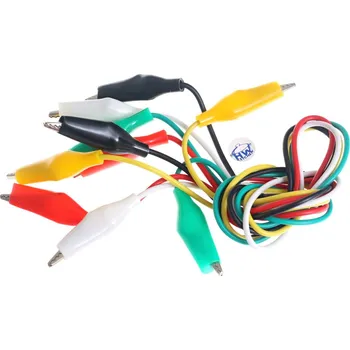 Elektronická stavebnice ElecFreaks Vodiče s krokodýly pro micro:bit - 5ks