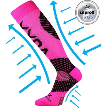 Pánské ponožky PROTECT kompresní podkolenky Voxx - NEON (VoXX ponožky Protect)