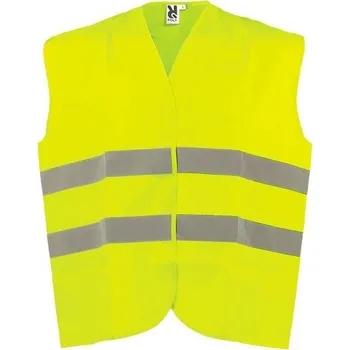 Pracovní oblečení ROLY Vesta SIRIO reflexní, bezpečnostní E5063-221-XL/XXL XL-2XL Žlutá